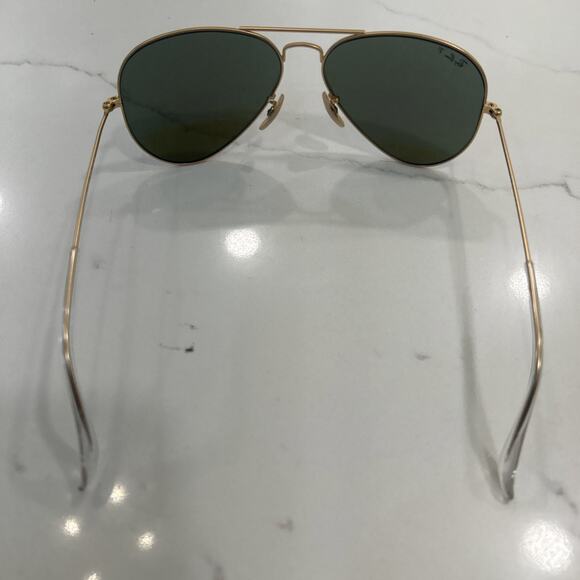 Ray-Ban Aviator Flash Sunglasses RB3025 112/4L 58-14 Blue Flash - Picture 11 of 14